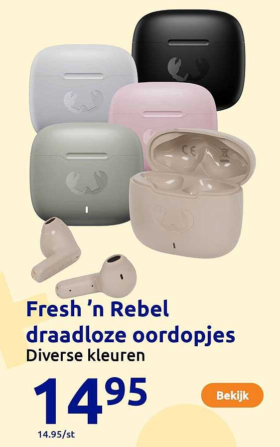 Fresh 'n Rebel draadloze oordopjes