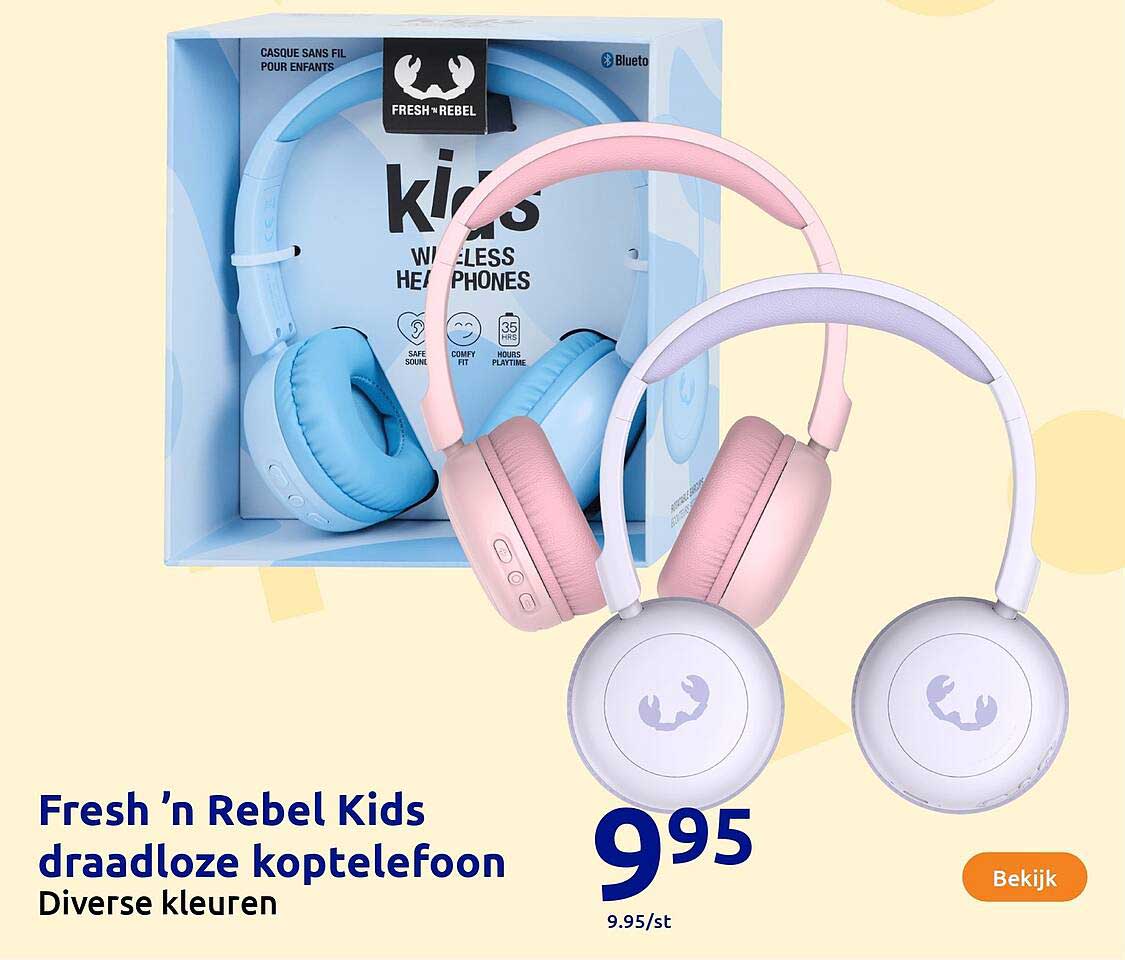 Fresh ’n Rebel Kids draadloze koptelefoon