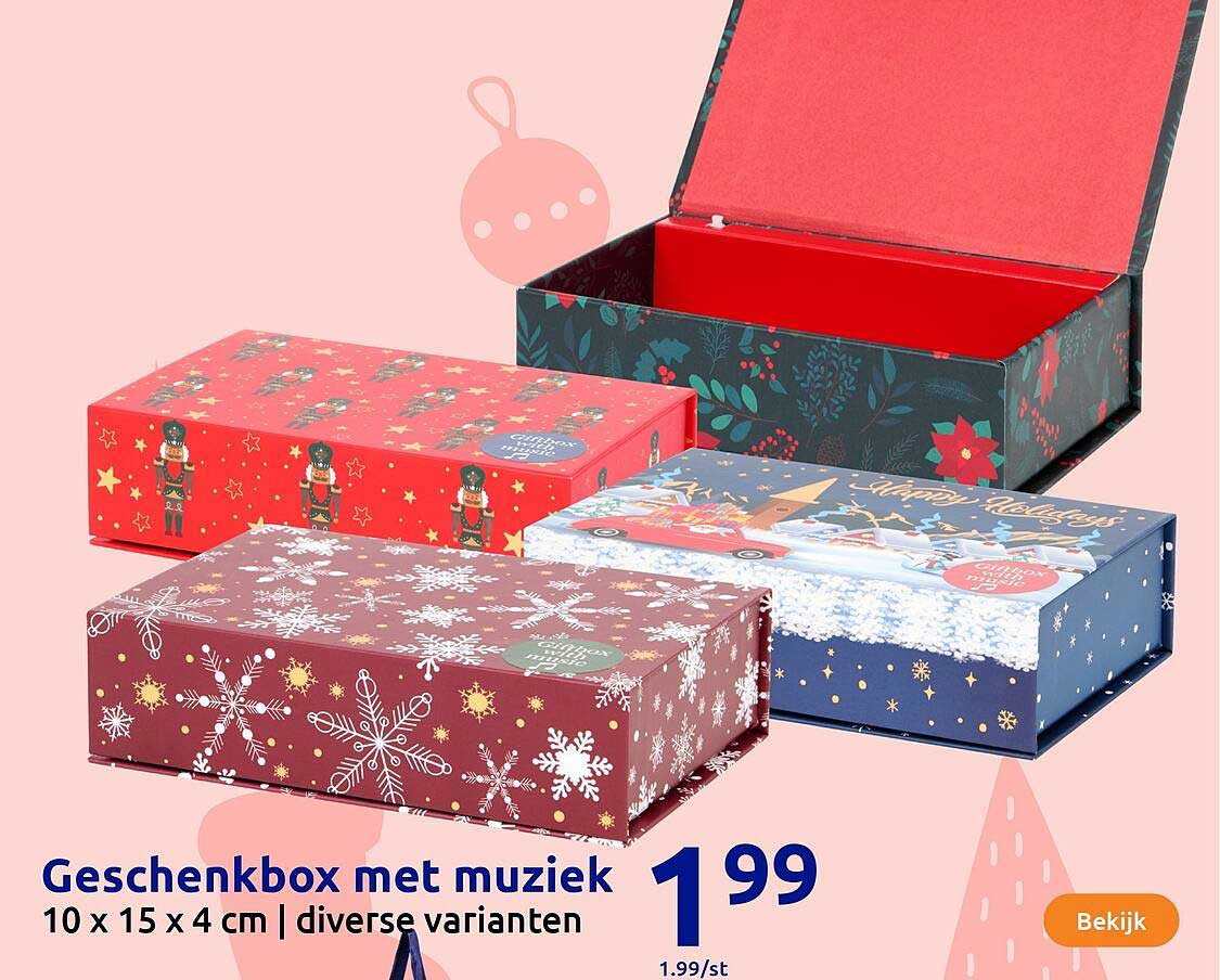 Geschenkbox met muziek