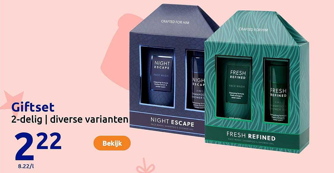 Giftset 2-delig | diverse varianten