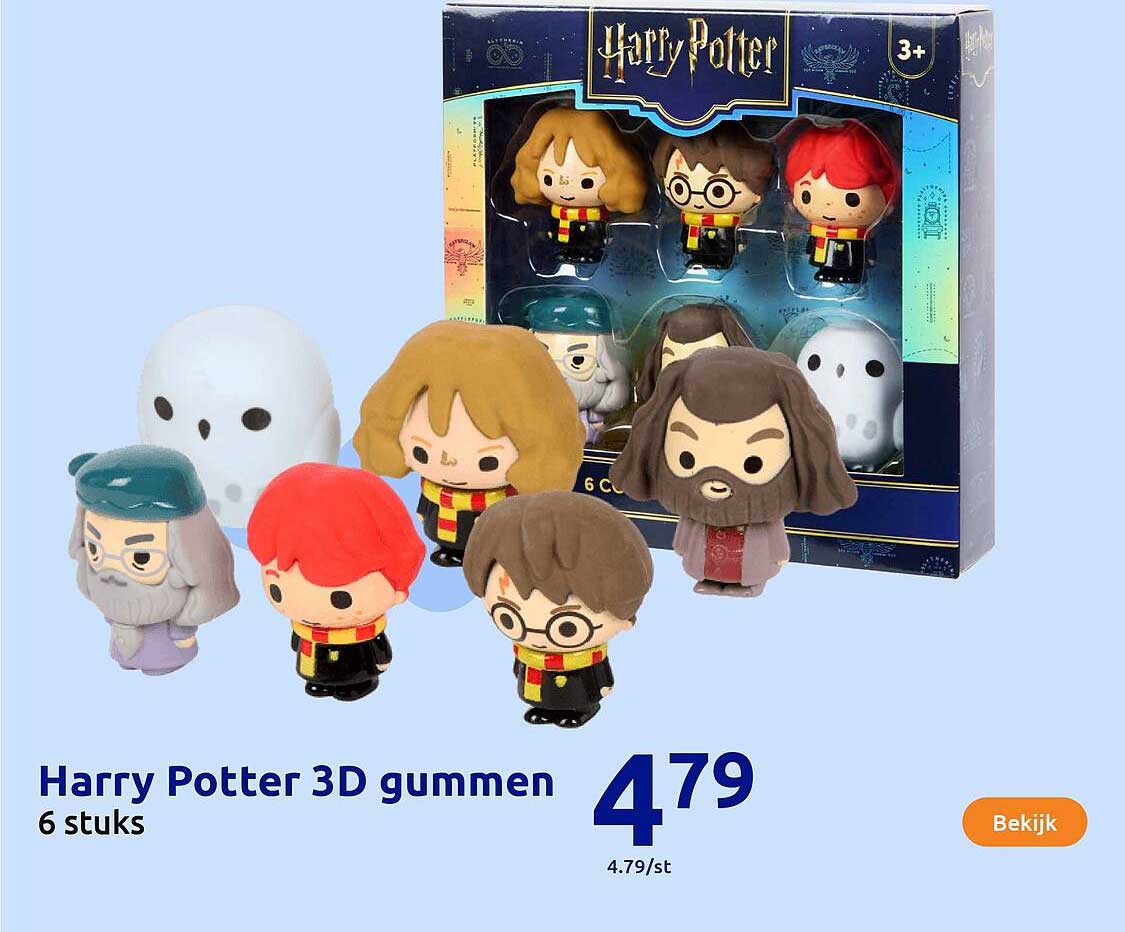 Harry Potter 3D gummen 6 stuks