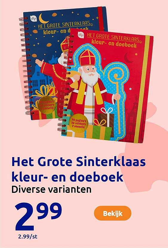Het Grote Sinterklaas kleur- en doeboek