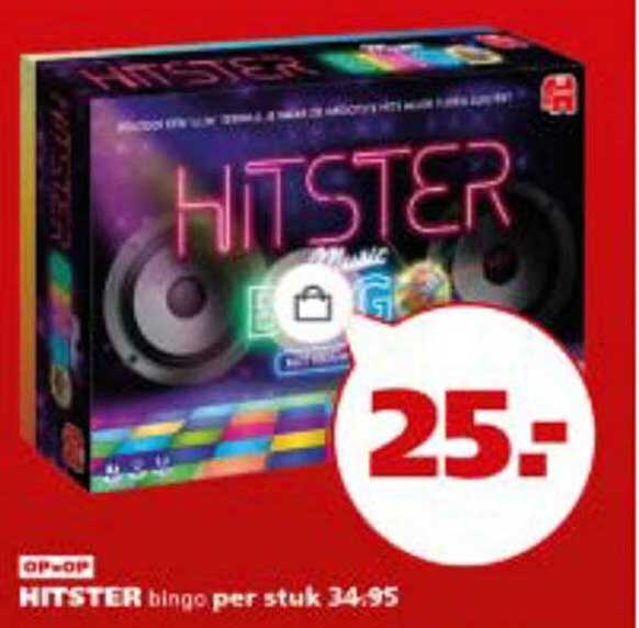 HITSTER bingo per stuk 34,95