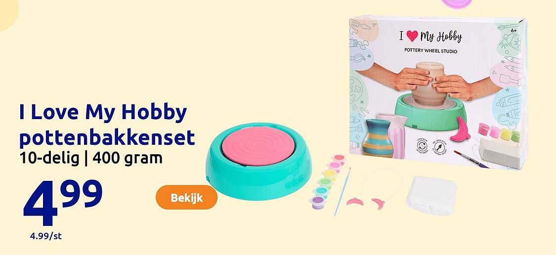 I Love My Hobby pottenbakken set