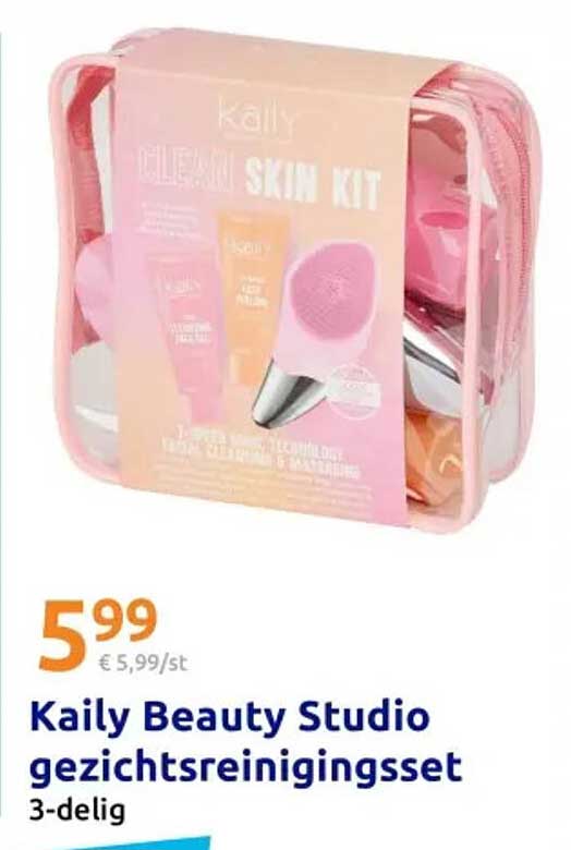 Kaily Beauty Studio gezichtsreinigingsset