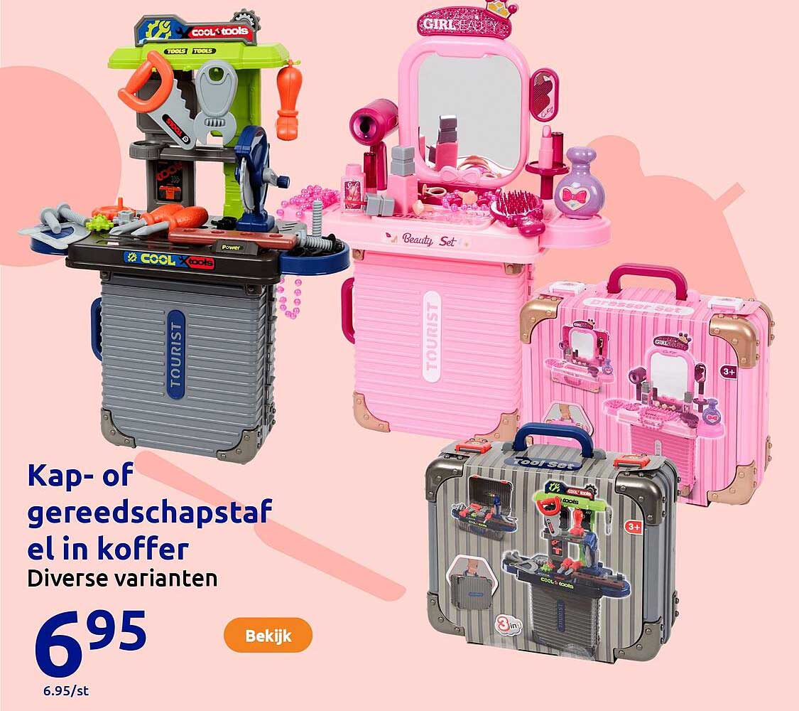 Kap- of gereedschapsafstel in koffer