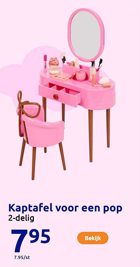 Kaptafel voor een pop 2-delig