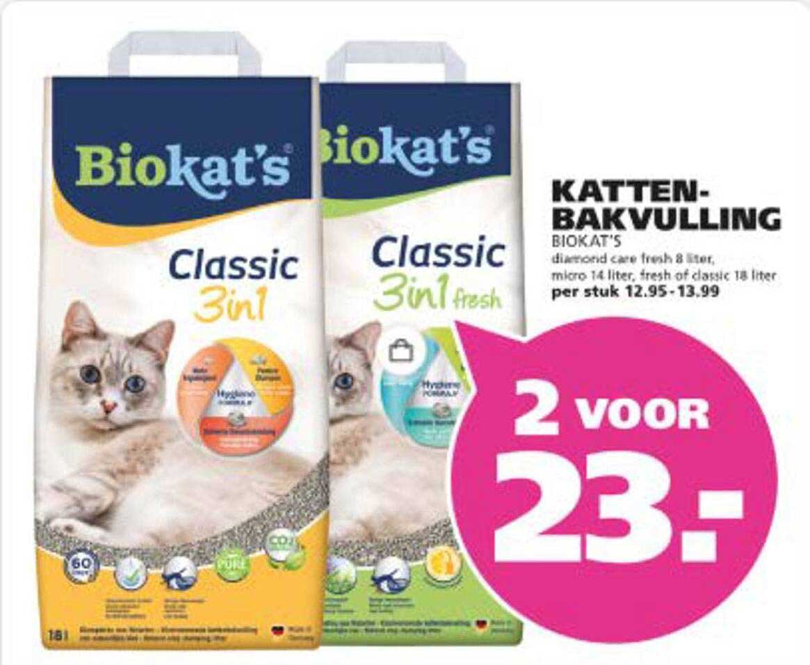 KATTEN-BAKVULLING BIOKAT'S CLASSIC 3in1