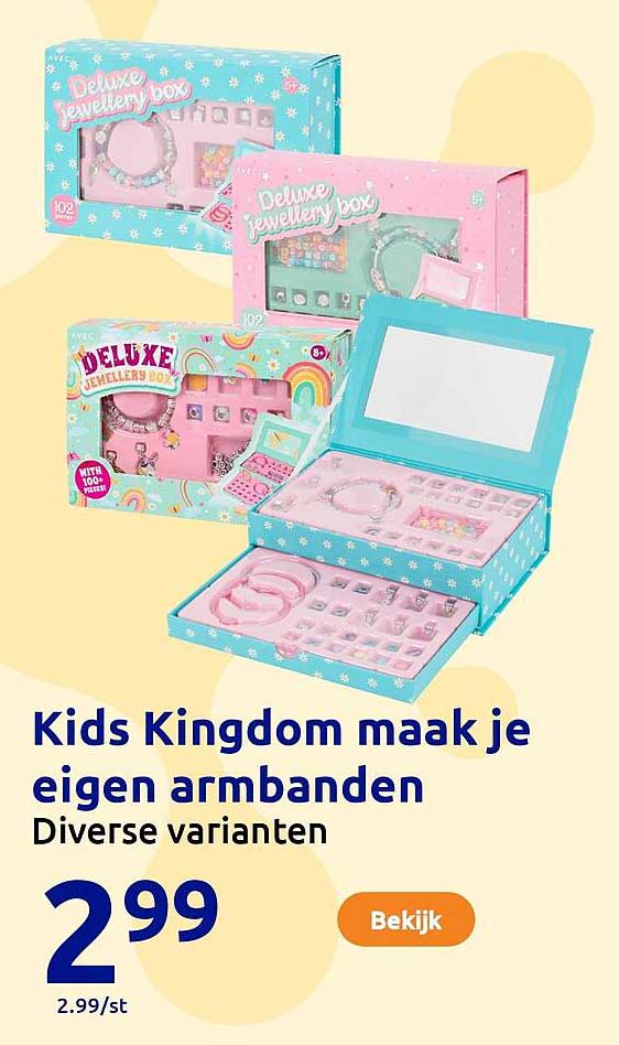 Kids Kingdom maak je eigen armbanden