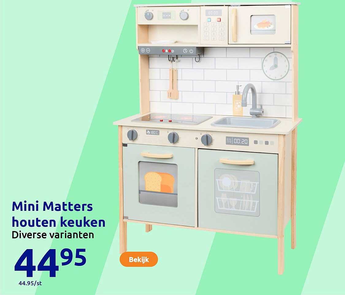Mini Matters houten keuken Diverse varianten
