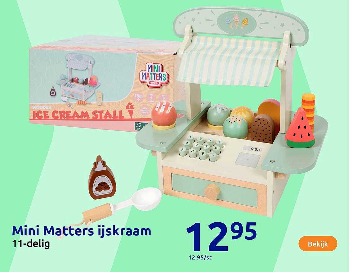 Mini Matters ijskraam 11-delig