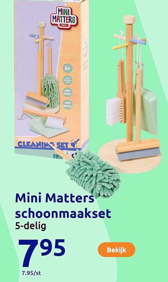 Mini Matters schoonmaakset 5-delig