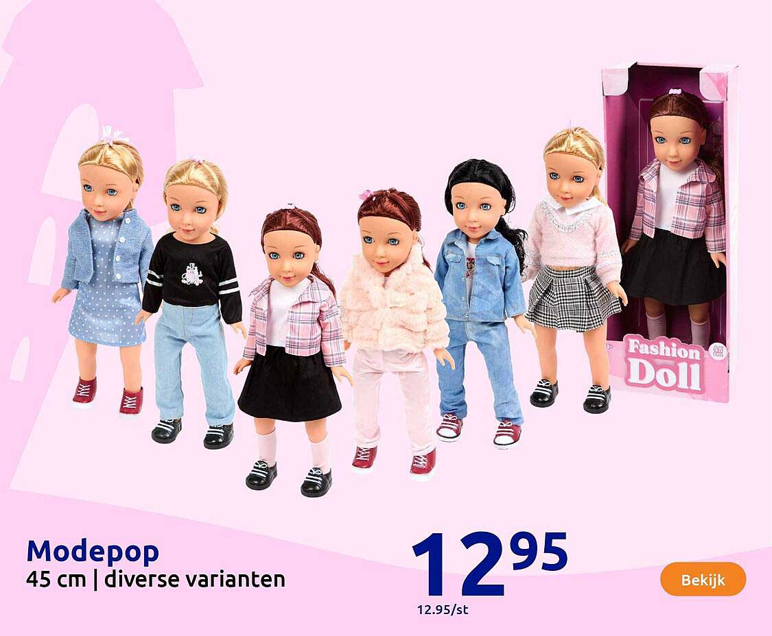 Modepop 45 cm | diverse varianten