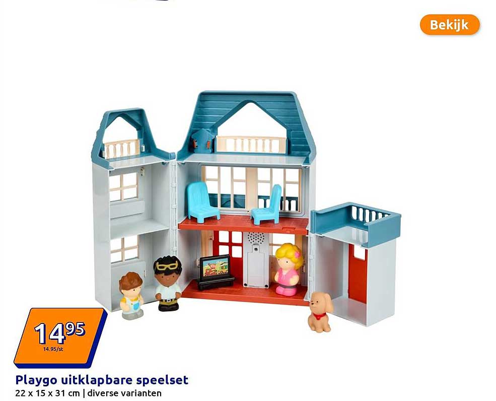 Playgo uitklapbare speeltset