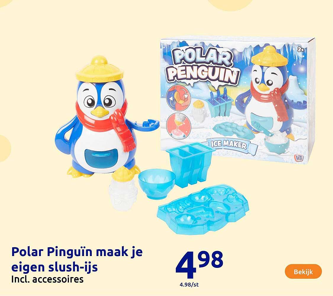 Polar Pinguïn maak je eigen slush-ijs