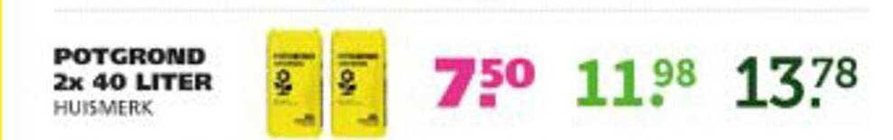 POTGROND 2x 40 LITER