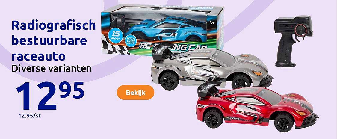 Radiografisch bestuurbare raceauto