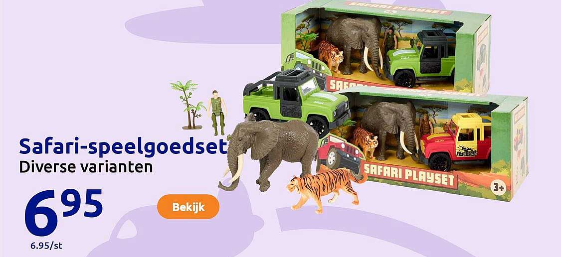 Safari-speelgoedset