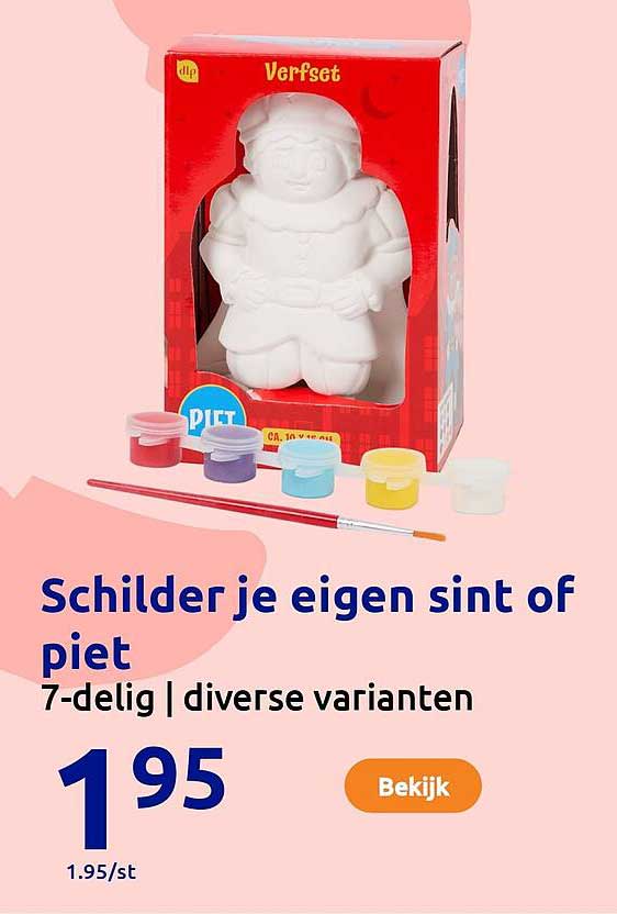 Schilder je eigen sint of piet