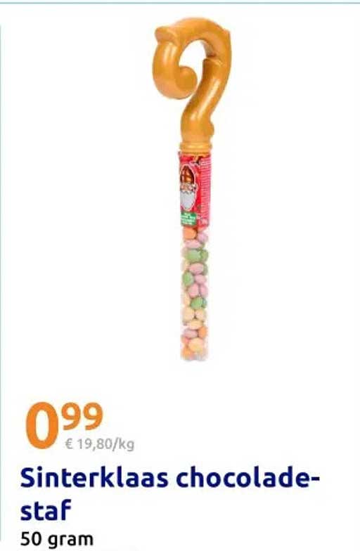 Sinterklaas chocoladestaf