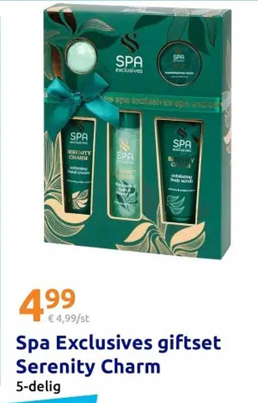 Spa Exclusives giftset Serenity Charm 5-delig