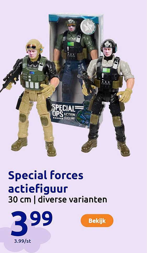 Special forces actiefiguur 30 cm | diverse varianten