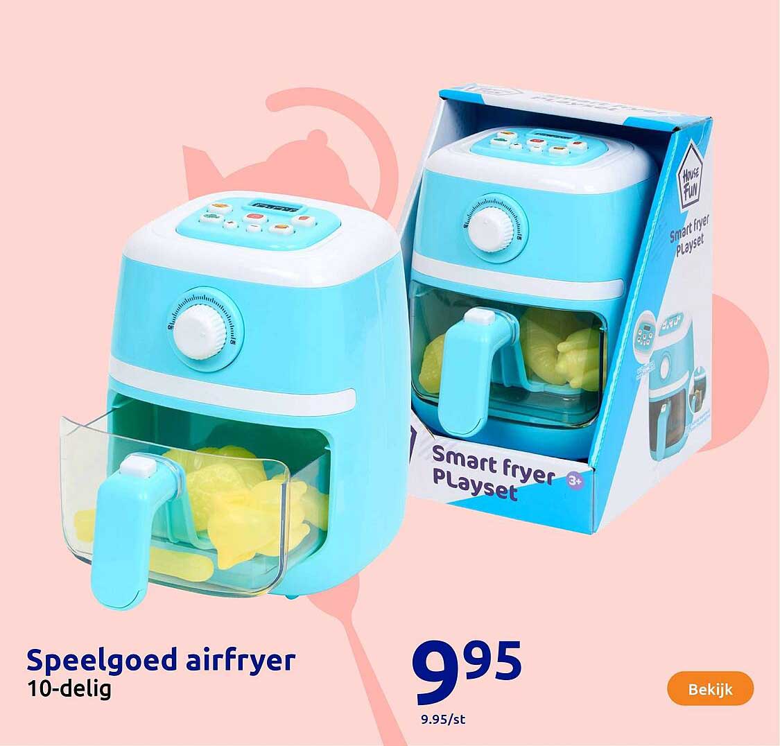 Speelgoed airfryer 10-delig