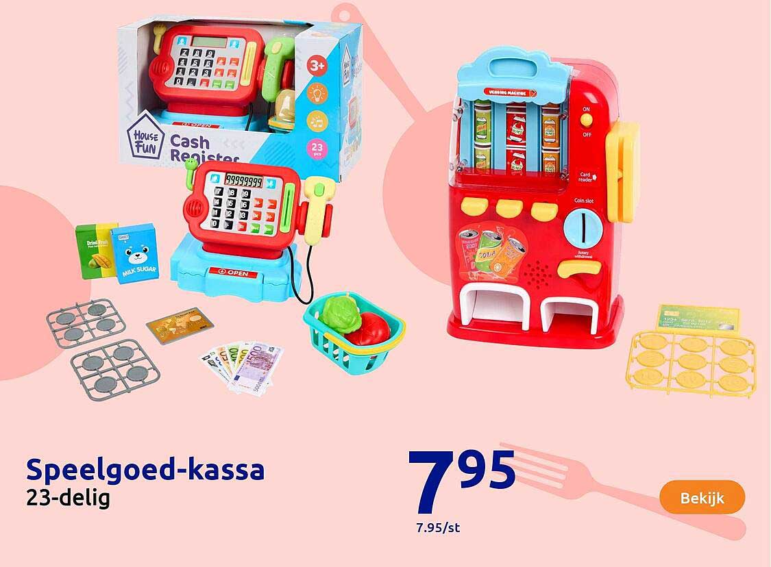 Speelgoed-kassa 23-delig