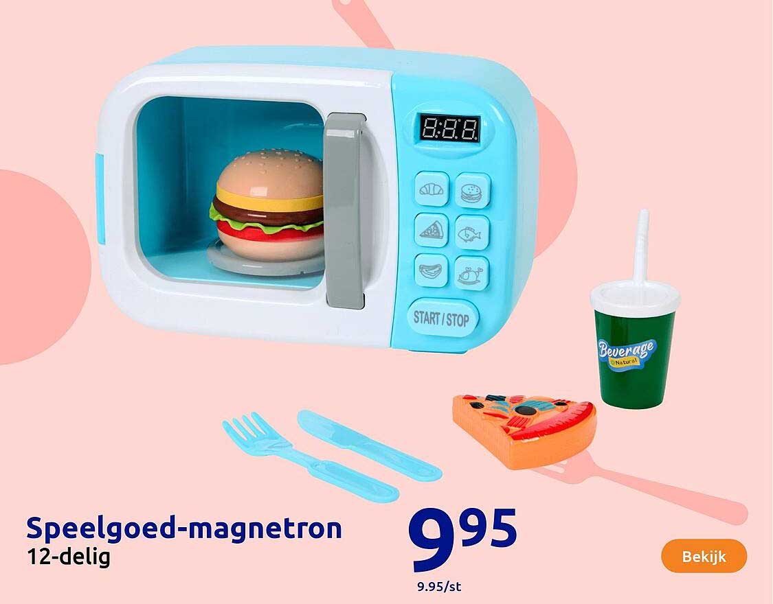 Speelgoed-magnetron 12-delig