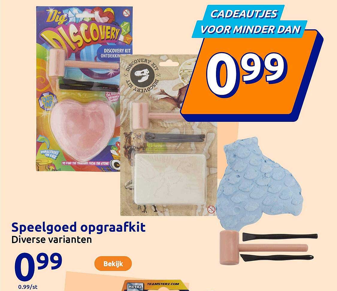 Speelgoed opgraafkit