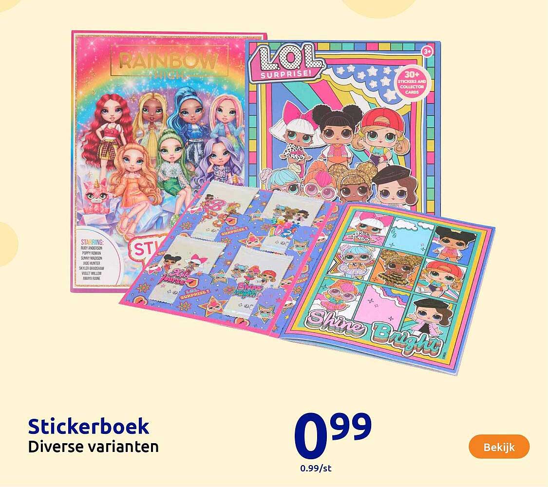 Stickerboek Diverse varianten
