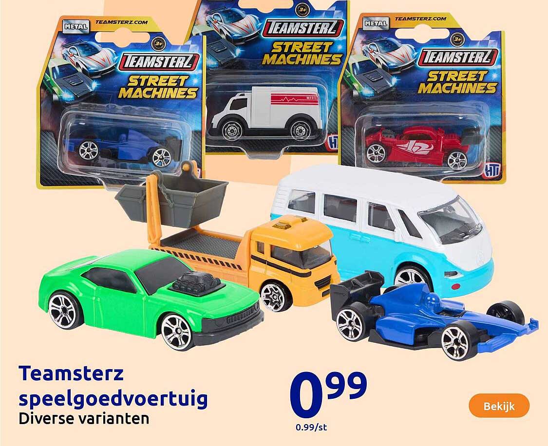 Teamsterz speelgoedvoertuig - Diverse varianten