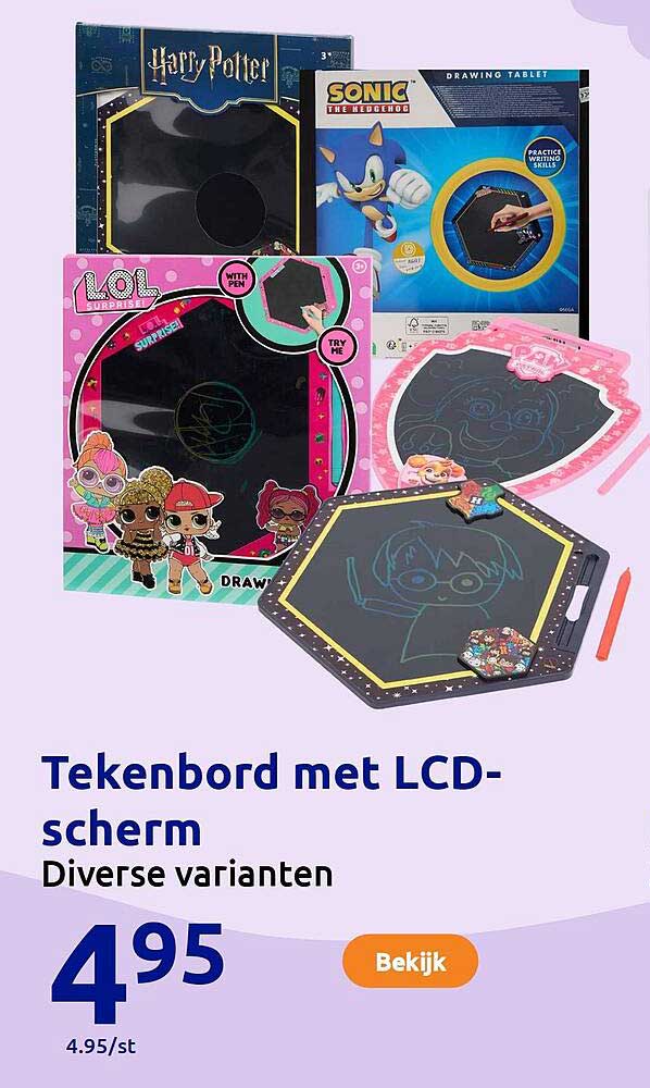 Tekenbord met LCD-scherm