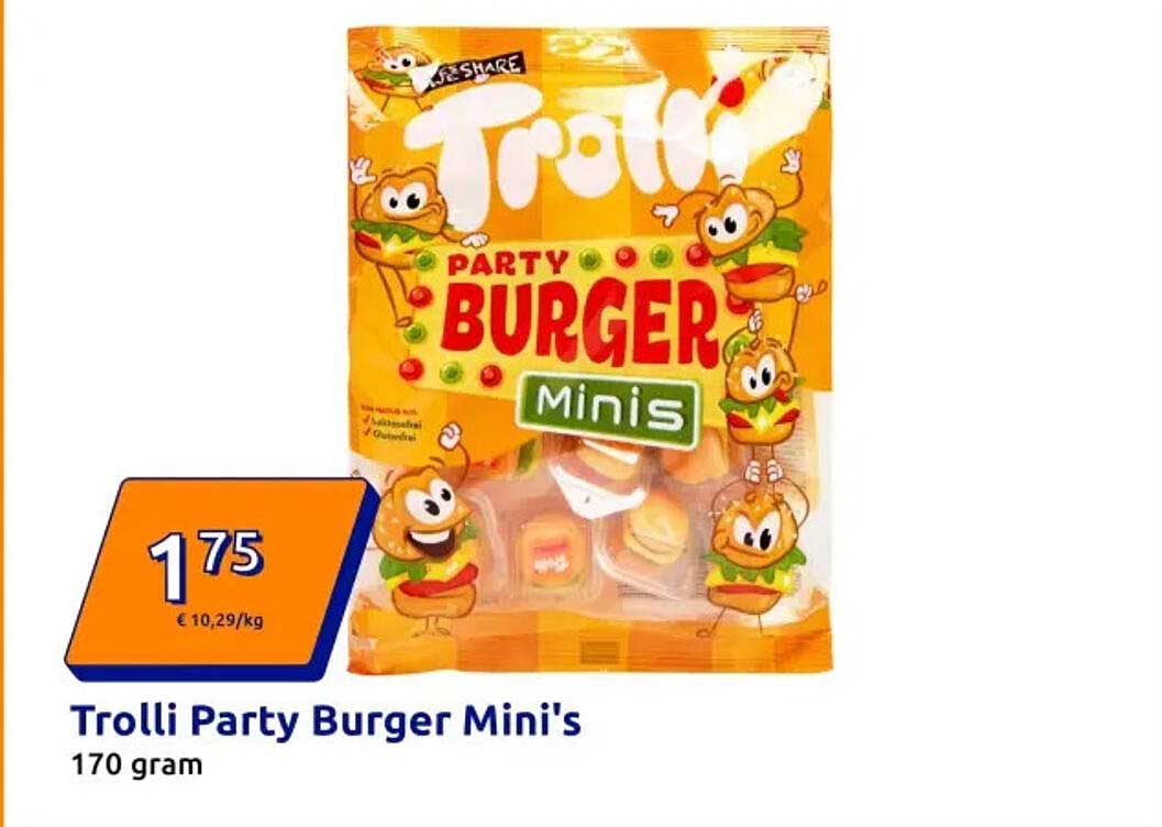 Trolli Party Burger Mini's