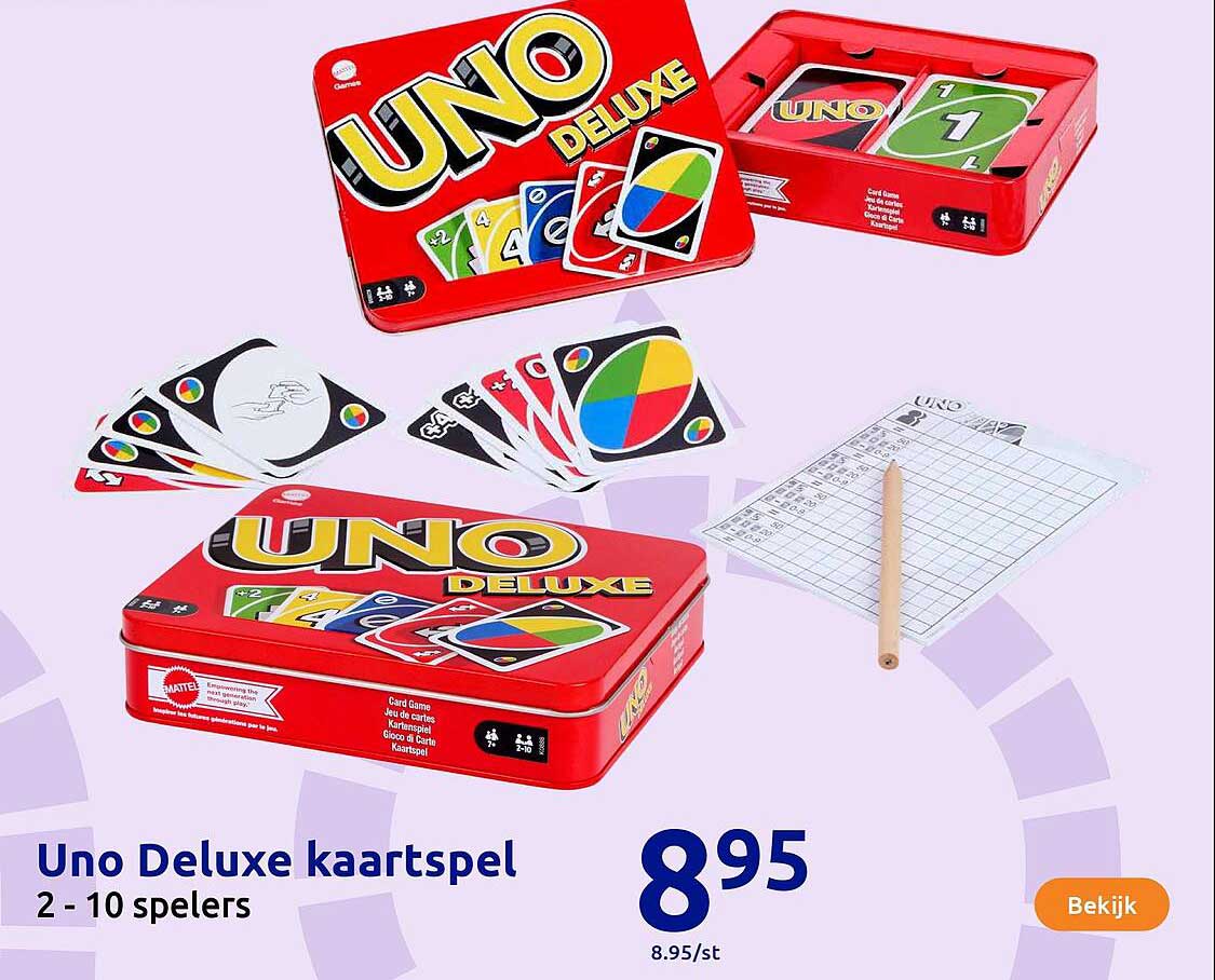 Uno Deluxe kaartspel