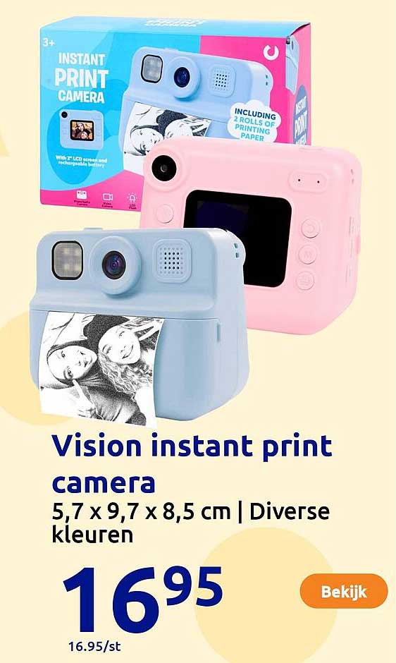 Vision instant print camera