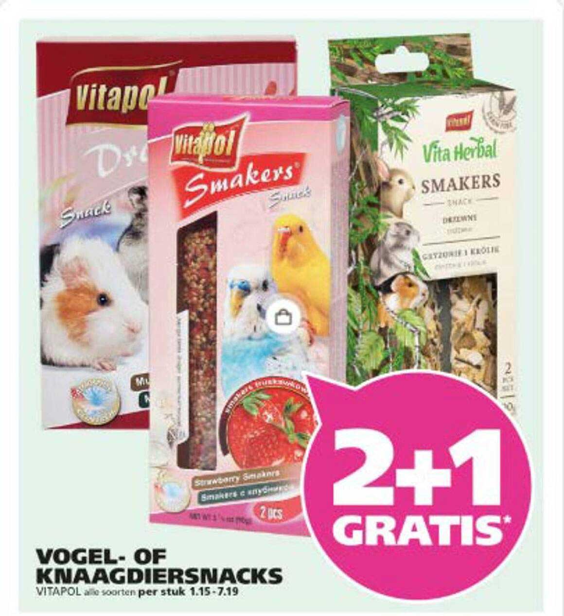 VOGEL- OF KNAAGDIERSNACKS VITAPOL