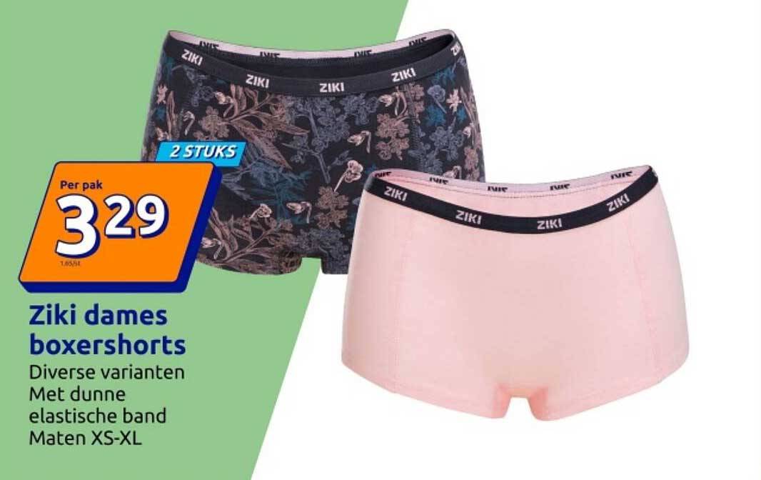 Ziki dames boxershorts