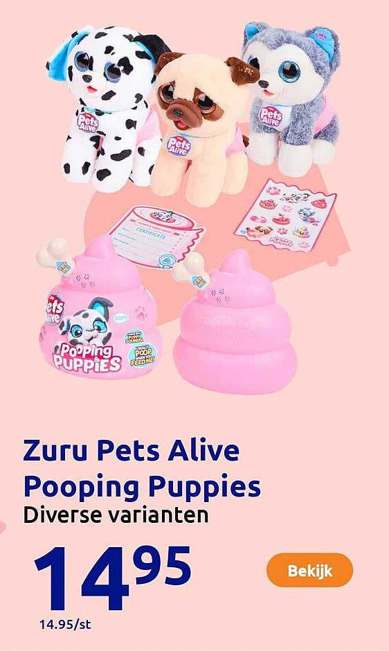 Zuru Pets Alive Pooping Puppies